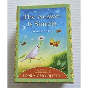 The Answer Is Simple Oracle Cards by Sonia Choquette - 62-Card Deck & Guidebook